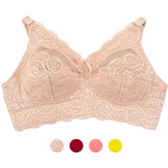 تصویر سوتین دانتل دالبری کش پهن 