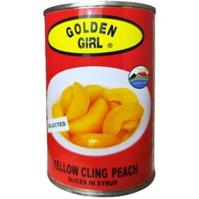 تصویر کمپوت هلو گلدن گرل Golden Girl گرمی 420 (هزینه ارسال به صورت پس کرایه میباشد) 
