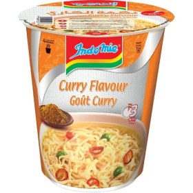 تصویر نودل ليوانی اندومی کاری 60 گرم INDOMIE مدل Curry Flavour Indomie Curry Cup Noodles 60gr