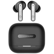 تصویر هدفون بلوتوث پاورولوژی مدل Powerology Hybrid True Wireless Earbuds with ANC + ENC, 6 Microphone, Bluetooth Version 5.3 & Type-C Charging Port - Black Powerology Hybrid True Wireless Earbuds with ANC + ENC, 6 Microphone, Bluetooth Version 5.3 & Type-C Charging Port - Black