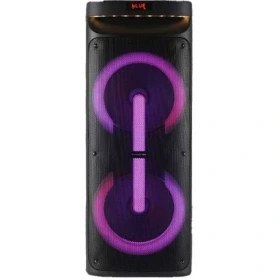 تصویر اسپیکر شارژی قابل حمل بلک پاور سری Rainbow مدل 727Z Portable rechargeable speaker Black Power Rainbow series model 727Z