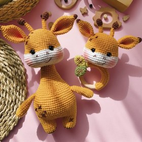 تصویر ست جغجغه زرافه 