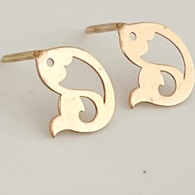 تصویر گوشواره میخی ماهی 