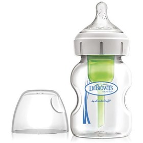 تصویر شیشه شیر پیرکس 150 میلی لیتر Wide Neck دکتر براون Dr .Brown’s Baby bottle code: