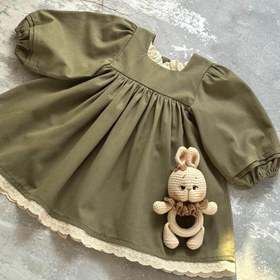 تصویر پیراهن دخترانه مهرگان مدل MC-24358 