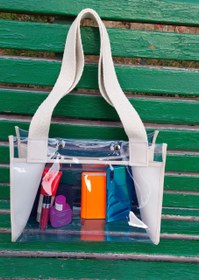 تصویر کیف شفاف 0011 "مژان" Transparent bag 0011 mozhan