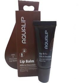 تصویر بالم لب آکوالیپ حاوی شیر و شکلات Aqualip Lip Balm Milk & Chocolate