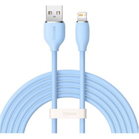 تصویر کابل تبدیل USB به لایتنینگ باسئوس مدل CAGD000103 طول 2متر lightning CABLE Baseus CAGD000103 2m