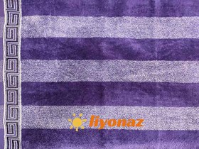 تصویر حوله دستی ساده طرح دار ماندگار 