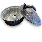 تصویر کیک پز برقی سه کاره MK با بدنه آلومینیوم 