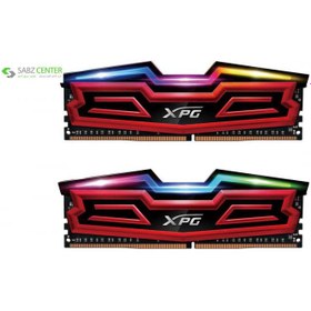 تصویر رم کامپیوتر دو کاناله DIMM ای دیتا مدل XPG SPECTRIX D40 با فرکانس 2666 مگاهرتز ظرفیت 32 گیگابایت 