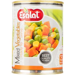 تصویر کنسرو مخلوط سبزیجات 380گرمی کلیددار اصالت 