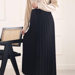 تصویر دامن پلیسه جودون خارجی کد ۲۱۲۵ 