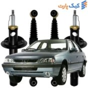 تصویر کمک فنر پژو 405 کوشاوران – بسته چهار عددی 