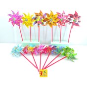 تصویر پک عمده بسته ای اسباب بازی فرفره ایرانی اقتصادی 50تایی 