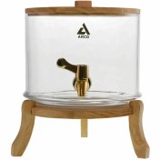 تصویر کلمن ۱ طبقه پایه چوب بلور ساده آرکو 