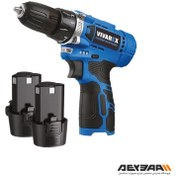 تصویر دریل شارژی ویوارکس مدل VR1215V-2B ظرفیت ۱۲ ولت با ۲ باتری اتوماتیک 
