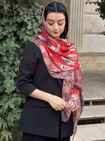 تصویر شال نخی قالی گبه 