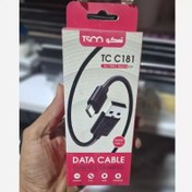 تصویر کابل شارژ تایپ c برند تسکو 1متری هزینه ارسال پست پس کرایه 