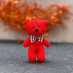 تصویر جاکلیدی خرس پارچه ای قرمز ولنتایم 