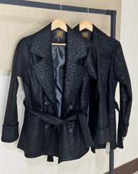 تصویر پالتو طرحدار 