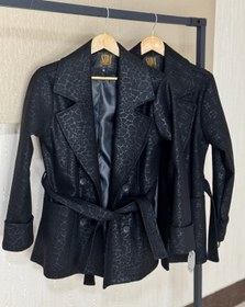 تصویر پالتو طرحدار 