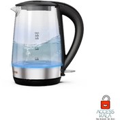 تصویر کتری برقی هوشمند لپرسو مدل LPRGKTBK - مشکی شفاف Smart electric kettle LePRESSO model LPRGKTBK - Clear black