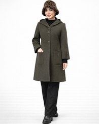 تصویر پالتو زنانه فوتر كلاهدار 