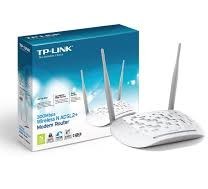 تصویر مودم روتر تی پی لینک W8961N_V1 TP LINK TD W8961N_V1 ADSL2 Plus Wireless N300 Modem Router