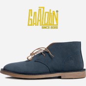 تصویر کفش صحرایی سافاری گازولین سرمه‌ای جیر دور قرمز – GAAZOLIN Safari Veldskoen B Design Persian Nights S – Red Line 