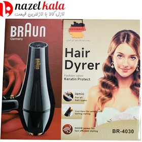 تصویر سشوار براون 9000 وات مدل BR-4030 ا Braun 4030 ( Braun 4030