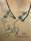 تصویر بند عینک سرامیکی حلزون آبی 