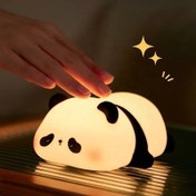 تصویر چراغ خواب های شارژی سیلیکونی پاندا Panda silicone rechargeable sleeping lights