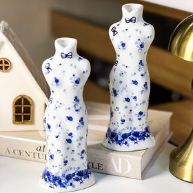 تصویر شمعدان قلم آبی 