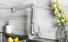 تصویر شیر ظرفشویی آشپزخانه شیبه مدل ماهان Shibeh Sink Mixer Faucet