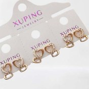 تصویر گوشواره ژوپینگ رنگ ثابت طرح ۱۰۴۶ 