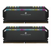 تصویر رم کامپیوتر کورسیر دو کاناله مدل Dominator Platinum RGB فرکانس 5200 مگاهرتز DDR5 تایمینگ CL40 حافظه 32 گیگابایت Corsair Dominator Platinum RGB Dual Channel CL40 5200MHz DDR5 32GB Computer RAM