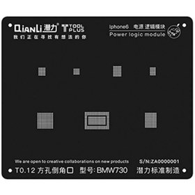تصویر شابلون دو بعدی پاور آیفون QIANLI Power IPHONE 6 
