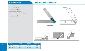 تصویر زاویه سنج دیجیتال 30 سانتی متر Accud (آکاد) مدل 821-012-01N 