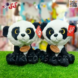 عروسک پاندا نشسته چشم تیله ای اسباب بازی Panda polish doll 60036