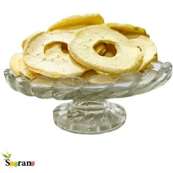 تصویر سیب خشک بدون پوست - 100 گرم 