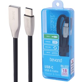 تصویر کابل تبدیل 1 متری USB-C بیاند مدل BA-532 Beyond BA-532 USB-C 1m Data Charging Cable