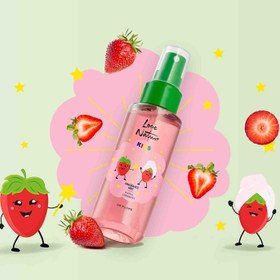 تصویر عطر کودکانه میست توت فرنگی بازیگوش لاونیچر Love Nature Kids Fragrance Mist Playful Strawberry