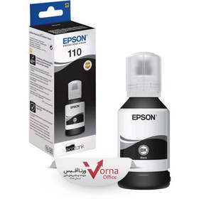 تصویر جوهر اورجینال EPSON مدل 110 رنگ Black 