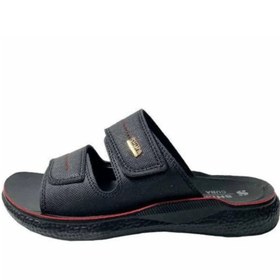 تصویر صندل مردانه کفش شیما مدل کوبا با زیره تزریق چرم مصنوعی 