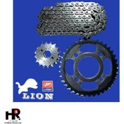 تصویر ست دنده زنجیر فولادی سه تیکه لیون 