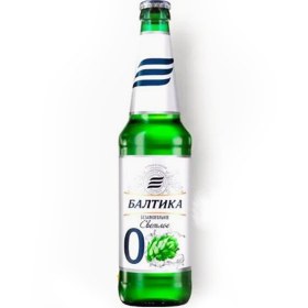 تصویر نوشیدنی ماءالشعیر خارجی بالتیکا روسی شیشه ای baltika (۴۷۰ میل) بدون الکل باکس ۲۰ عددی ماء الشعیر بالتیکا