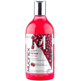 تصویر ماسک مو انار داخل حمام 500 میل ماسینکس Mucinex Hair Mask Pomegranate 500ml