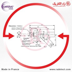 تصویر فلوتر سوئیچ کنترل سطح مایعات PFA3125Ex سلدوک Celduc 