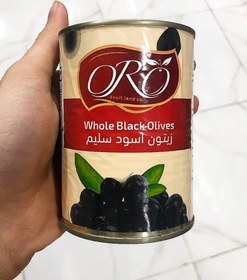 تصویر کنسرو زیتون سیاه ORO اورو 